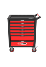 KS TOOLS RACINGline ZWART/ROOD gereedschapswagen met 7 laden en 598 premium gereedschappen - 826.7598