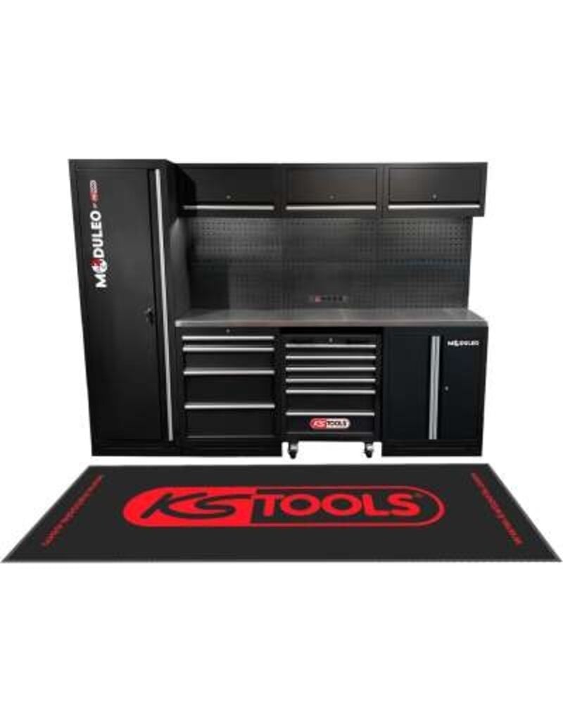 KS TOOLS  werkplaatskastsysteem, RVS-plaat - 866.6000