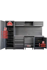 KS TOOLS  werkplaatskastsysteem, RVS-plaat - 866.6000