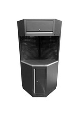 KS TOOLS Werkplaatskastsysteem hoekmodule, RVS-werkblad - 866.6010