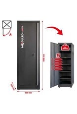 KS TOOLS Werkplaatskastsysteem, staande kast met kabeldoorvoer rechts - 866.6020