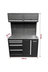 KS TOOLS Werkplaatskastsysteem-uitbreidingsmodule, RVS-werkblad - 866.6030