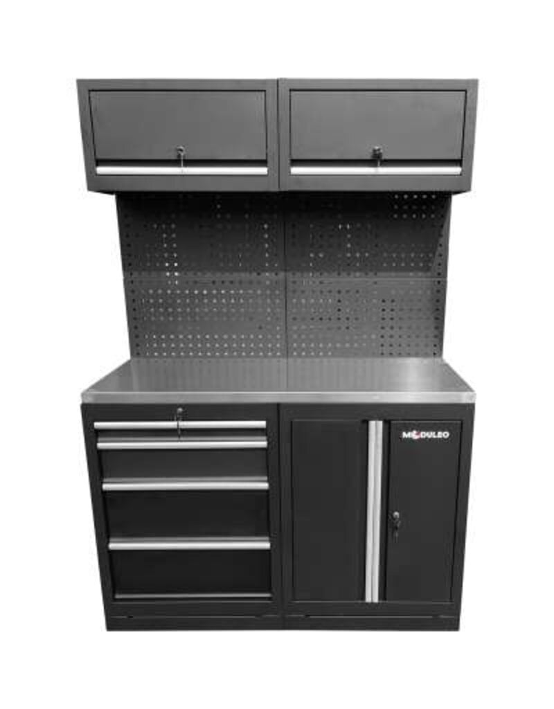 KS TOOLS Werkplaatskastsysteem-uitbreidingsmodule, RVS-werkblad - 866.6030