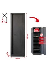 KS TOOLS Werkplaatskastsysteem, staande kast met kabeldoorvoer links - 866.6060