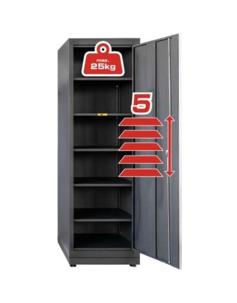 KS TOOLS Werkplaatskastsysteem, staande kast met kabeldoorvoer links - 866.6060