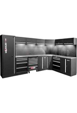 KS TOOLS Werkplaatskastsysteem, L-vorm, 3400 x 2120 mm, variant 1 - 866.6210