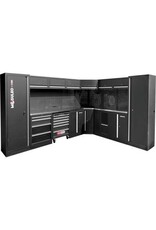 KS TOOLS Werkplaatskastsysteem, L-vorm, 3400 x 2720 mm, variant 1 - 866.6215