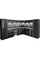 KS TOOLS Werkplaatskastsysteem, L-vorm, 3400 x 2720 mm, variant 1 - 866.6215