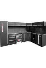 KS TOOLS Werkplaatskastsysteem, L-vorm, 3400 x 2120 mm, variant 2 - 866.6220