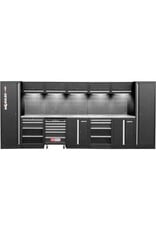 KS TOOLS Werkplaatskastsysteem, recht, 4600 x 500 mm, variant 1 - 866.6230