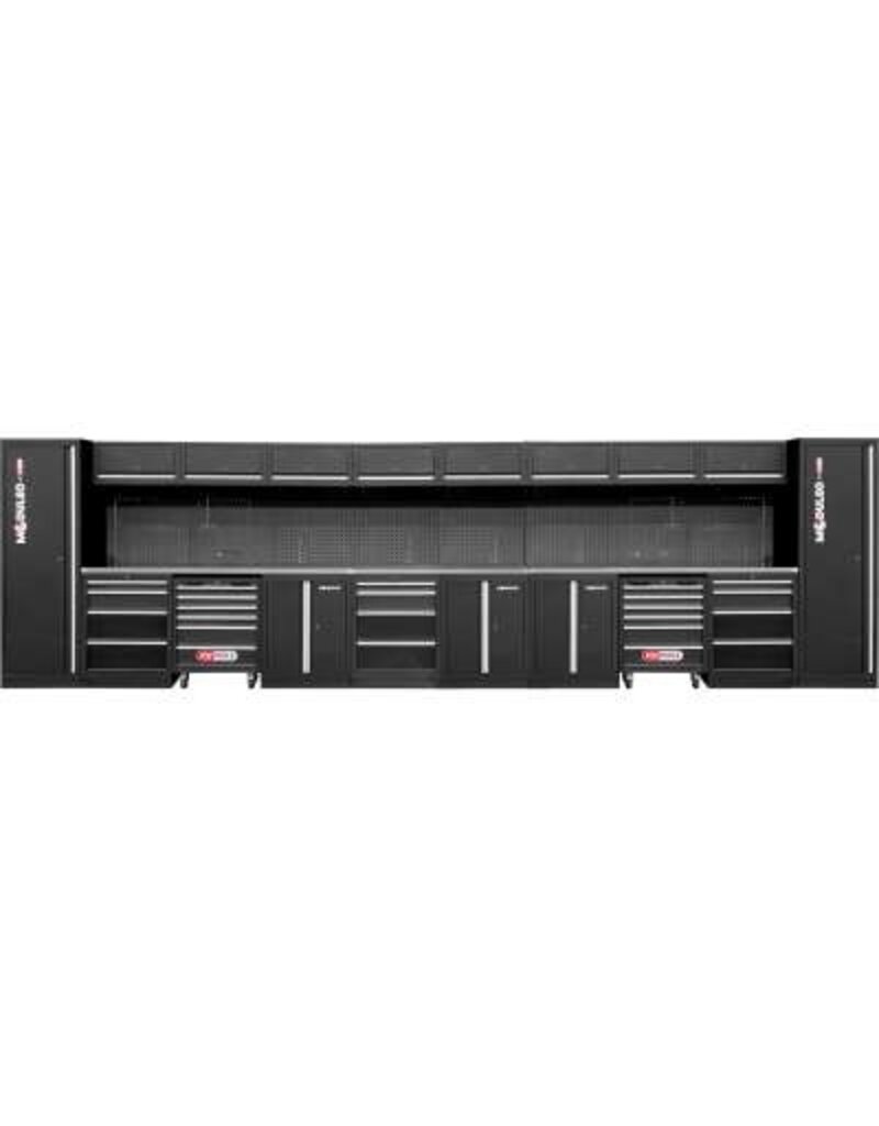 KS TOOLS Werkplaatskastsysteem, recht, 6640 x 500 mm, variant 1 - 866.6245