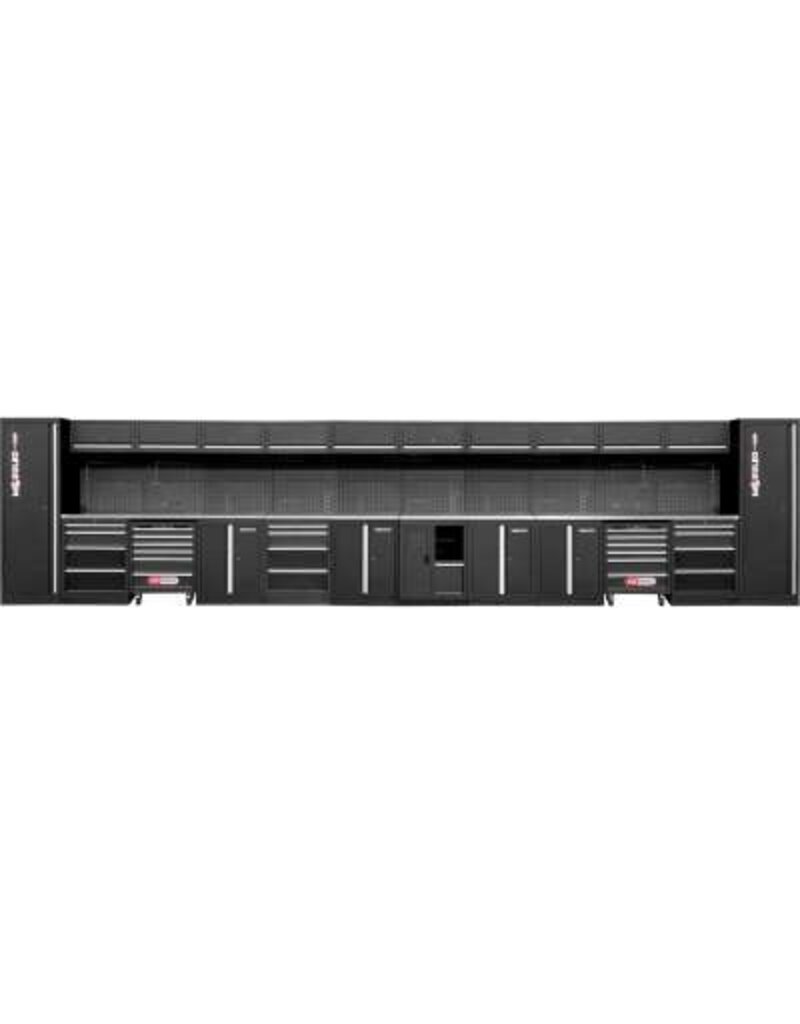 KS TOOLS Werkplaatskastsysteem, recht, 8000 x 500 mm, variant 1 - 866.6255