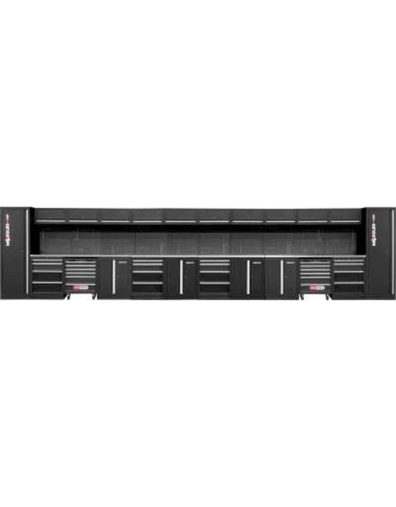 KS TOOLS Werkplaatskastsysteem, recht, 8000 x 500 mm, variant 2 - 866.6260