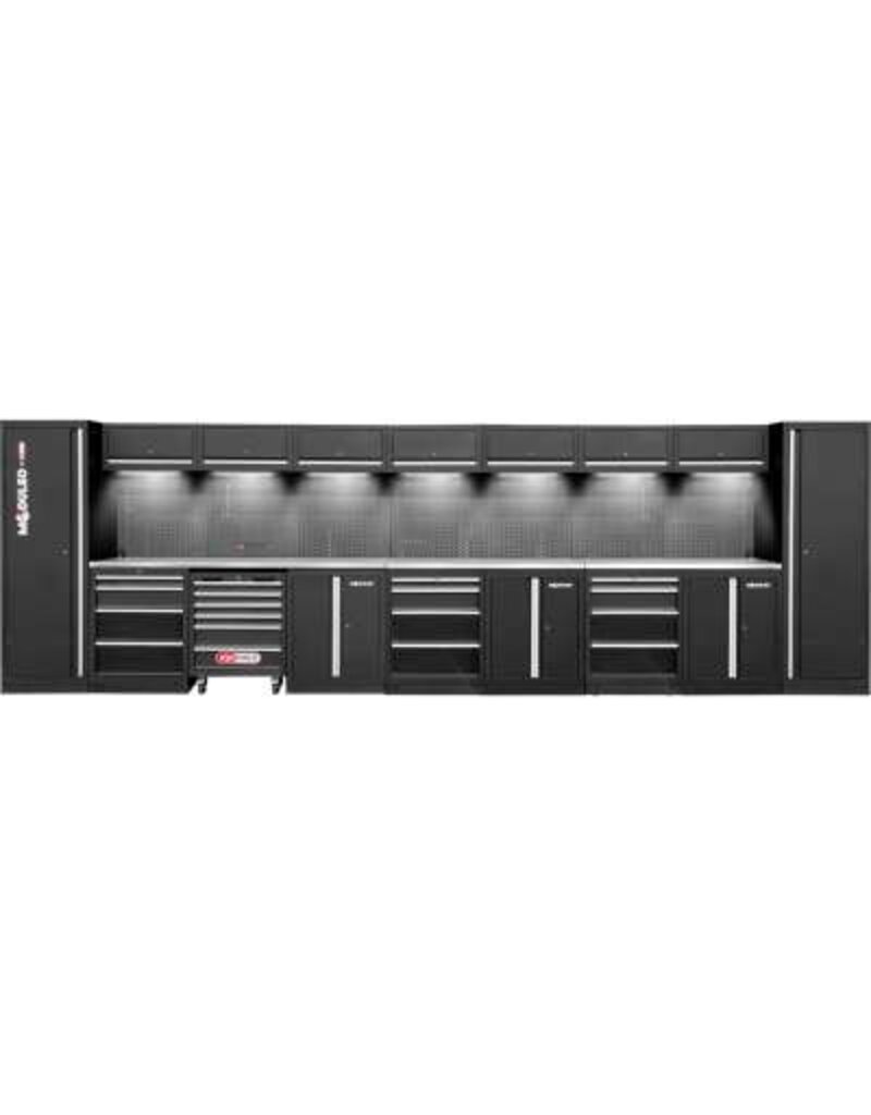 KS TOOLS Werkplaatskastsysteem, recht, 5960 x 500 mm, variant 2 - 866.6270