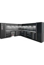 KS TOOLS Werkplaatskastsysteem, L-vorm, 3400 x 4080 mm, variant 2 - 866.6280