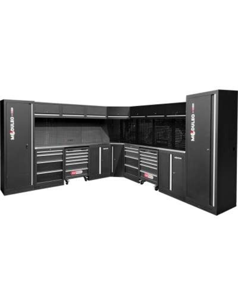 KS TOOLS Werkplaatskastsysteem, L-vorm, 3400 x 3400 mm - 866.6285