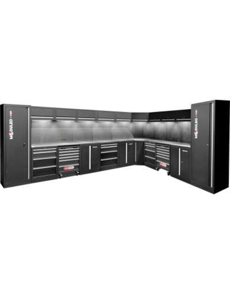 KS TOOLS Werkplaatskastsysteem, L-vorm, 4760 x 3400 mm - 866.6290