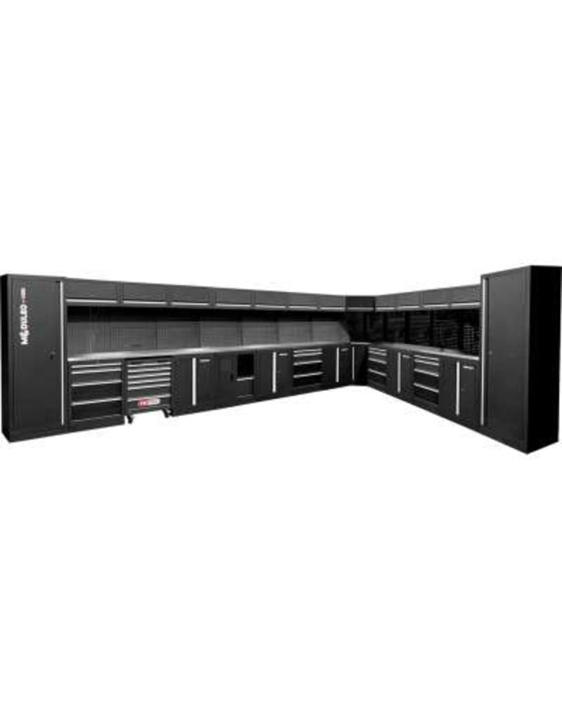 KS TOOLS Werkplaatskastsysteem, L-vorm, 6120 x 4080 mm - 866.6305