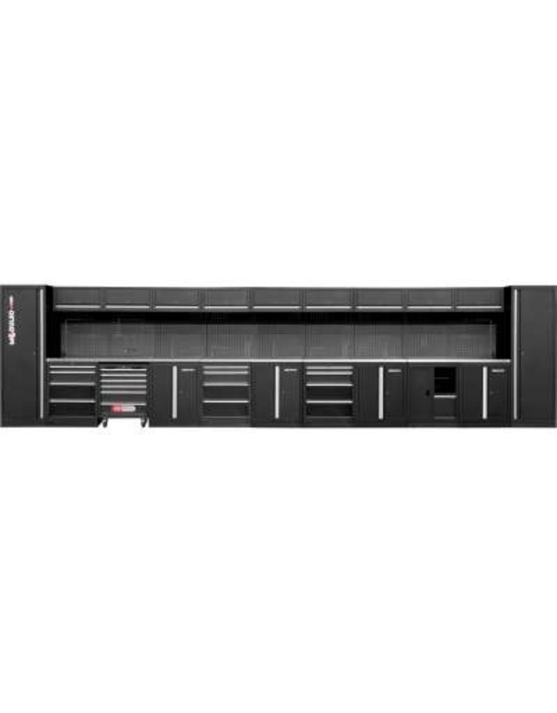 KS TOOLS Werkplaatskastsysteem, recht, 7320 x 500 mm, variant 1 - 866.6310