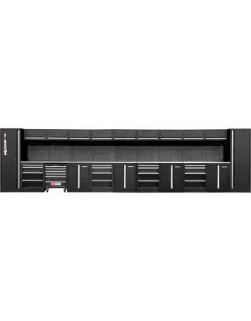 KS TOOLS Werkplaatskastsysteem, recht, 7320 x 500 mm, variant 2 - 866.6315