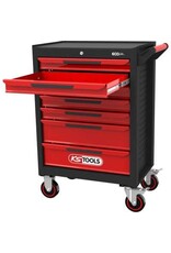 KS TOOLS ECOline ZWART/ROOD gereedschapswagen met 7 laden - 897.0007