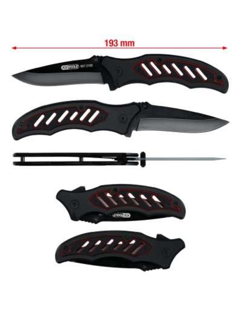 KS TOOLS Klapmes met vergrendeling, 25 mm - 907.2105