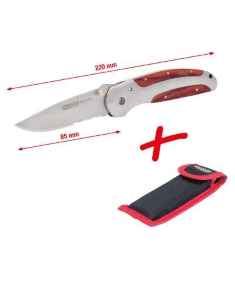 KS TOOLS Klapmes met vergrendeling, 220,0mm - 907.2190