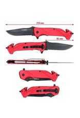 KS TOOLS Klapmes met slot en gordelsnijder - 907.2220