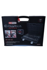 KS TOOLS 1/4"+3/8"+1/2" Torx-Dopsleutelset, 77-dlg - 911.0077