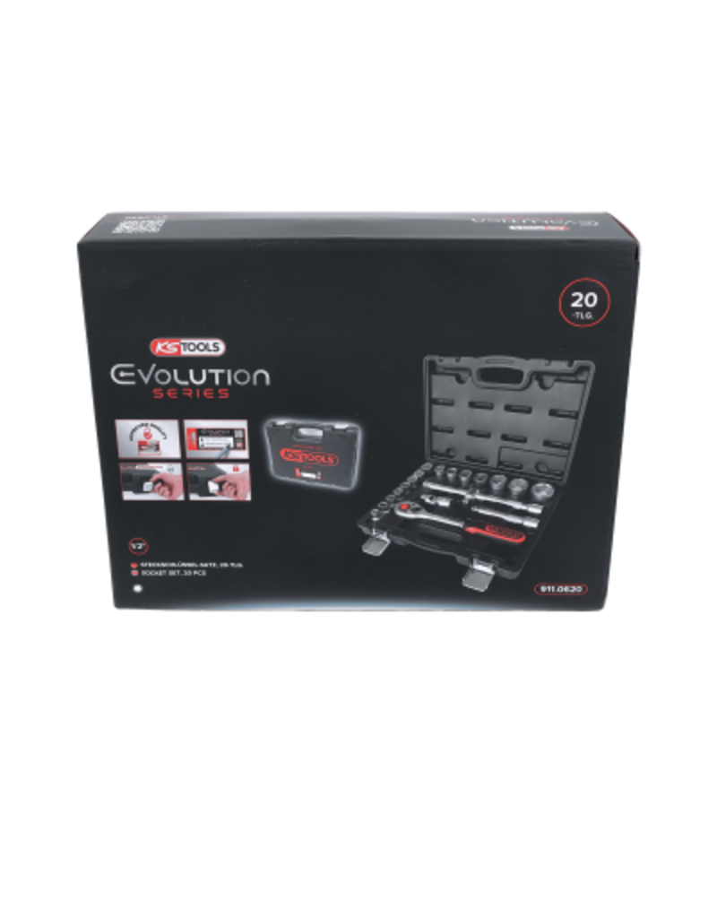 KS TOOLS 1/2" Dopsleutelset, 20-dlg - 911.0620