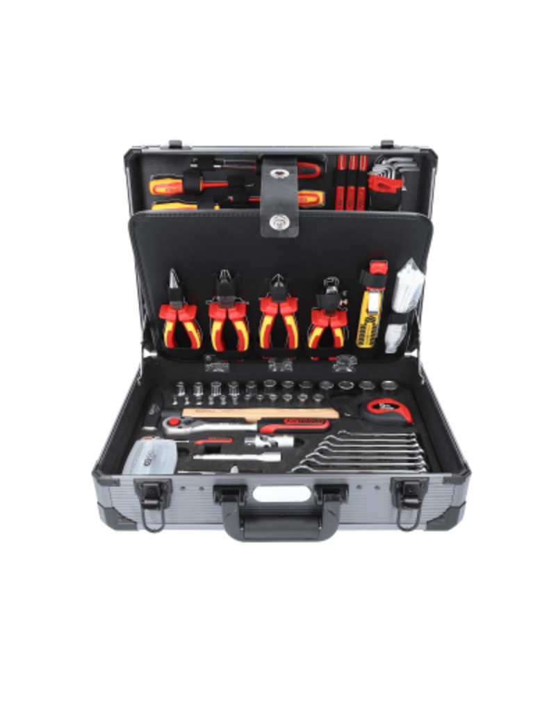KS TOOLS 1/4" + 1/2" Elektriciens gereedschapset, 128-dlg - 911.0628