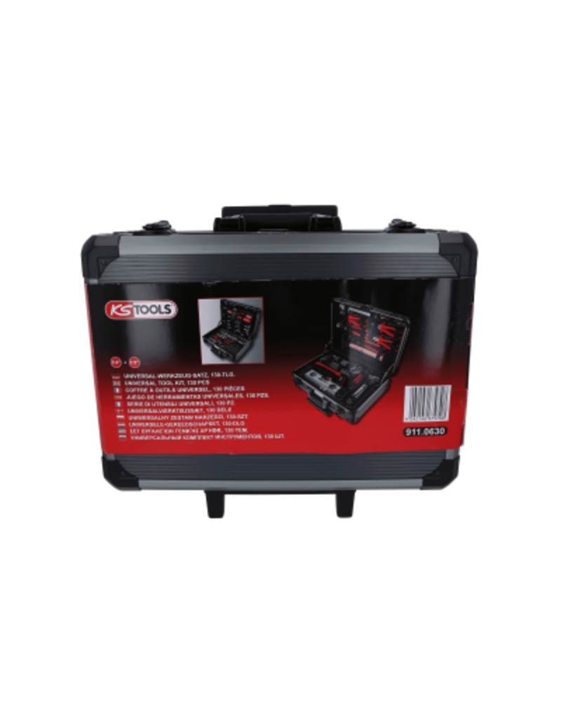 KS TOOLS 1/4"+1/2" universele gereedschapset, 130-dlg - 911.0630