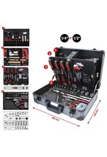 KS TOOLS 1/4" + 1/2" Universele-Gereedschapset, 149-dlg - 911.0649