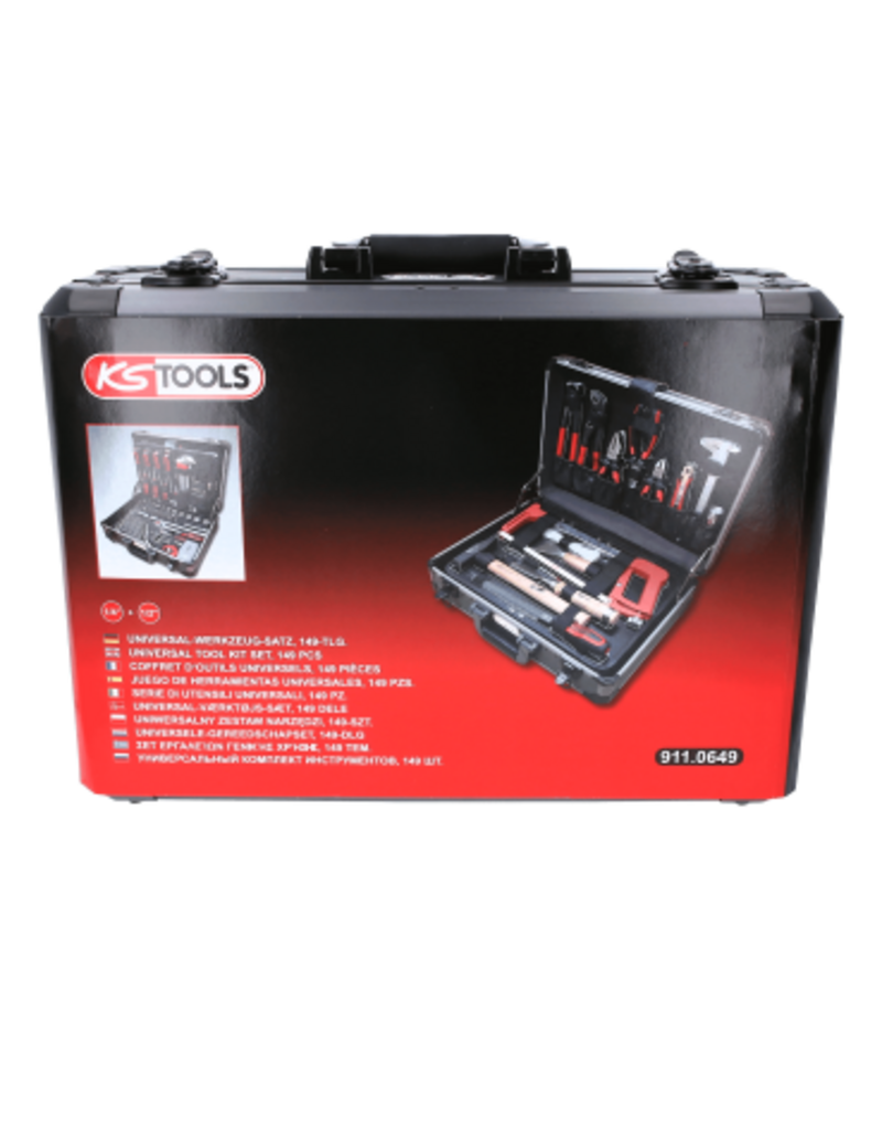 KS TOOLS 1/4" + 1/2" Universele-Gereedschapset, 149-dlg - 911.0649