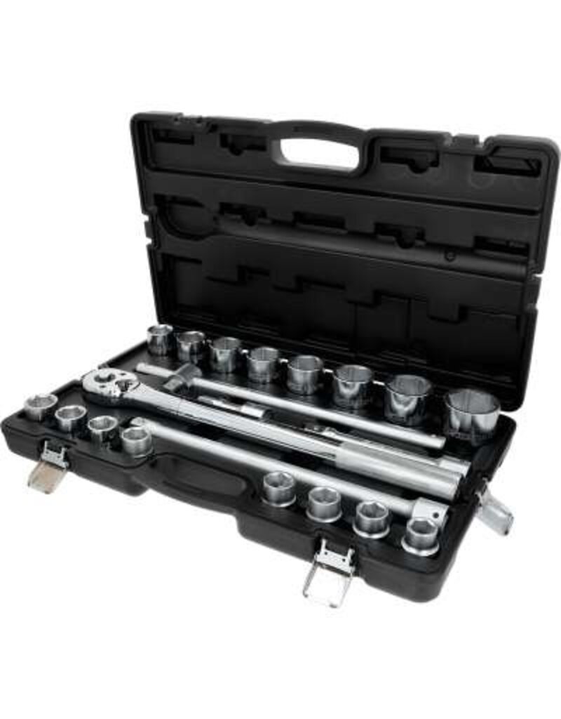 KS TOOLS 3/4" Dopsleutelset, 21-dlg, zeskant - 911.0721