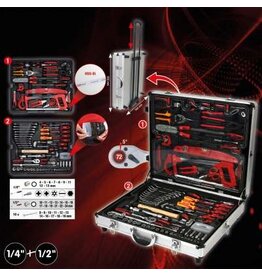 KS TOOLS 1/4"+1/2" Gereedschapset, 127-dlg - 911.0735