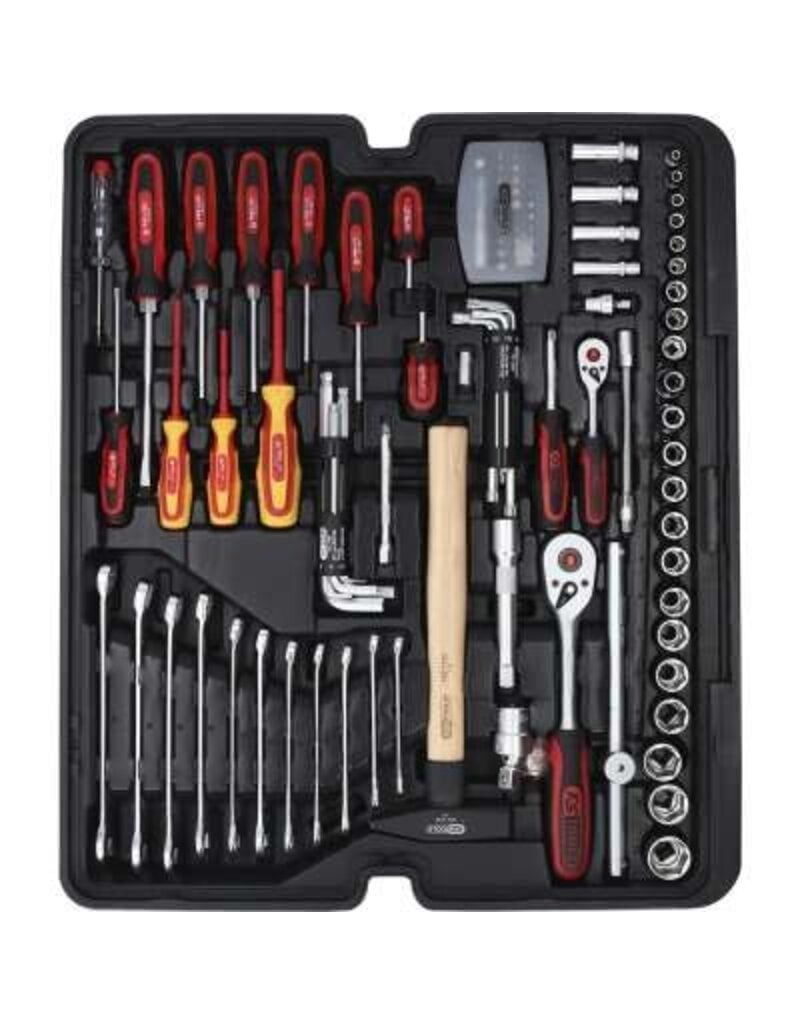 KS TOOLS 1/4"+1/2" Gereedschapset, 127-dlg - 911.0735