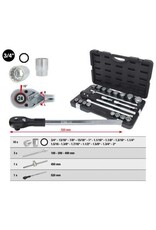 KS TOOLS 3/4" Dopsleutelset, 21-dlg, twaalfkant - 911.0751