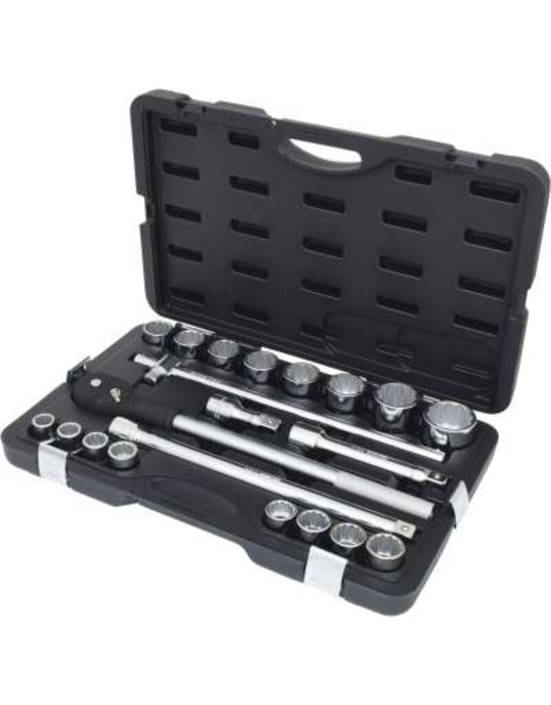 KS TOOLS 3/4" Dopsleutelset, 21-dlg, twaalfkant - 911.0751