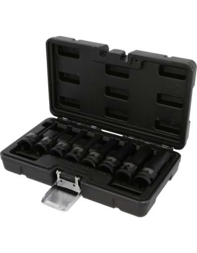 KS TOOLS 1/2" Kracht Bit-dopsleutel, lang, set, 8-dlg - 911.0902