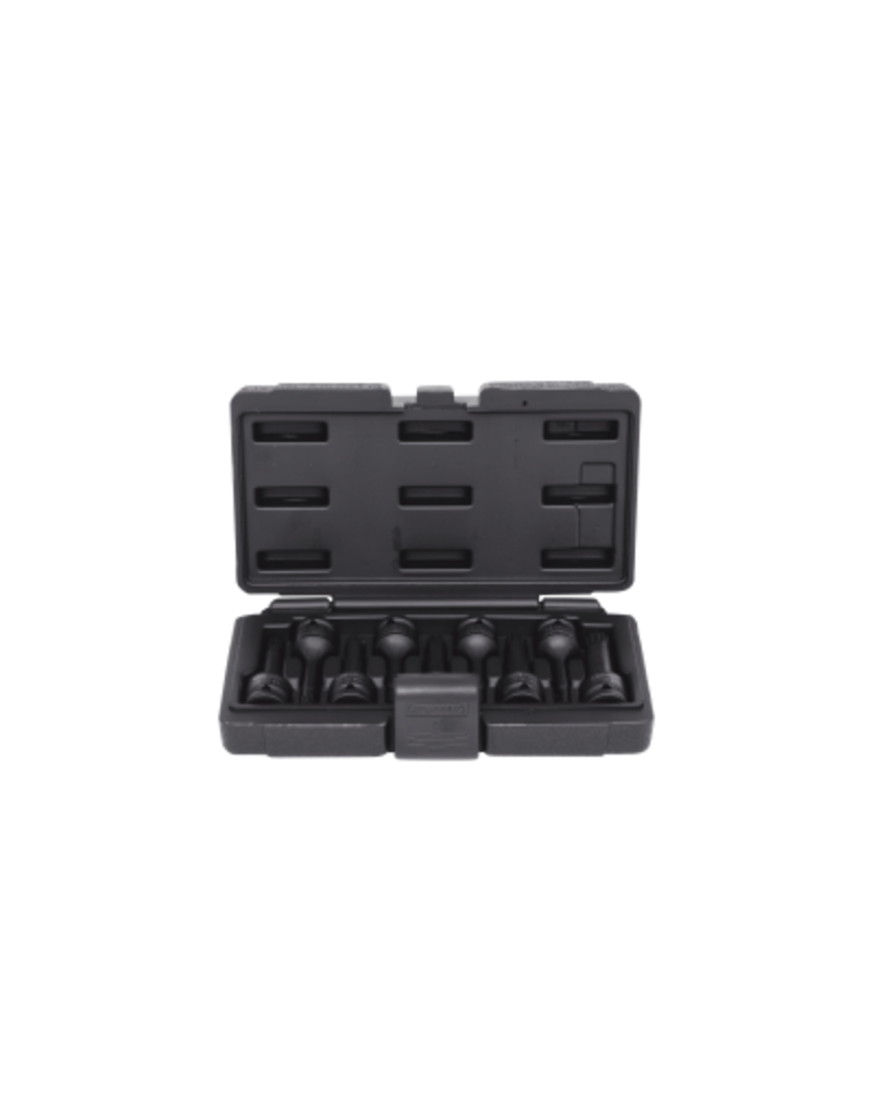 KS TOOLS 1/2" Bit-dopsleutelset XZN, kracht, 9-dlg - 911.0944