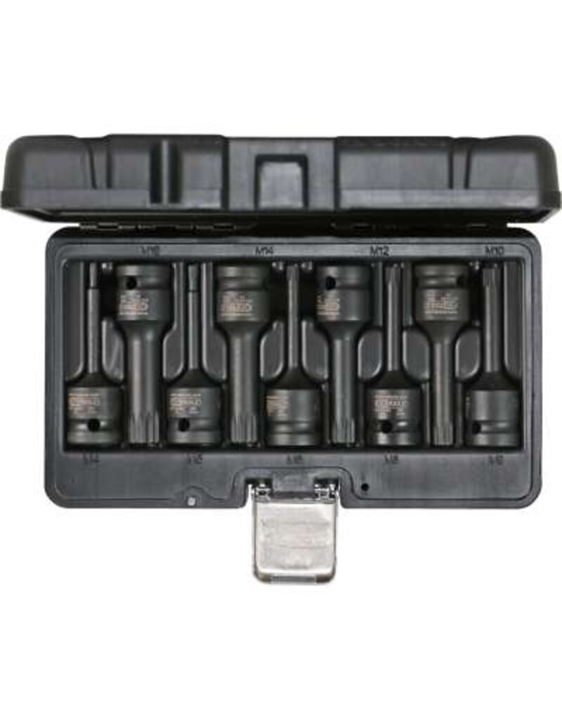 KS TOOLS 1/2" Bit-dopsleutelset XZN, kracht, 9-dlg - 911.0944