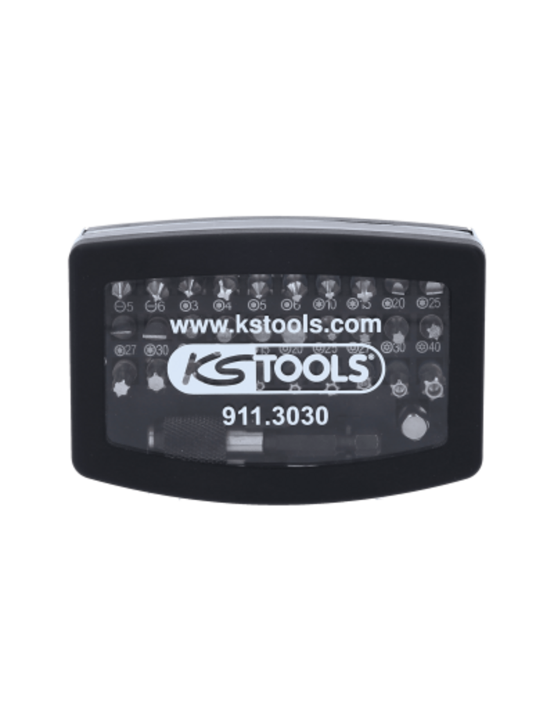 KS TOOLS 1/4" TORSIONpower bit-box, 32-dlg - 911.3030