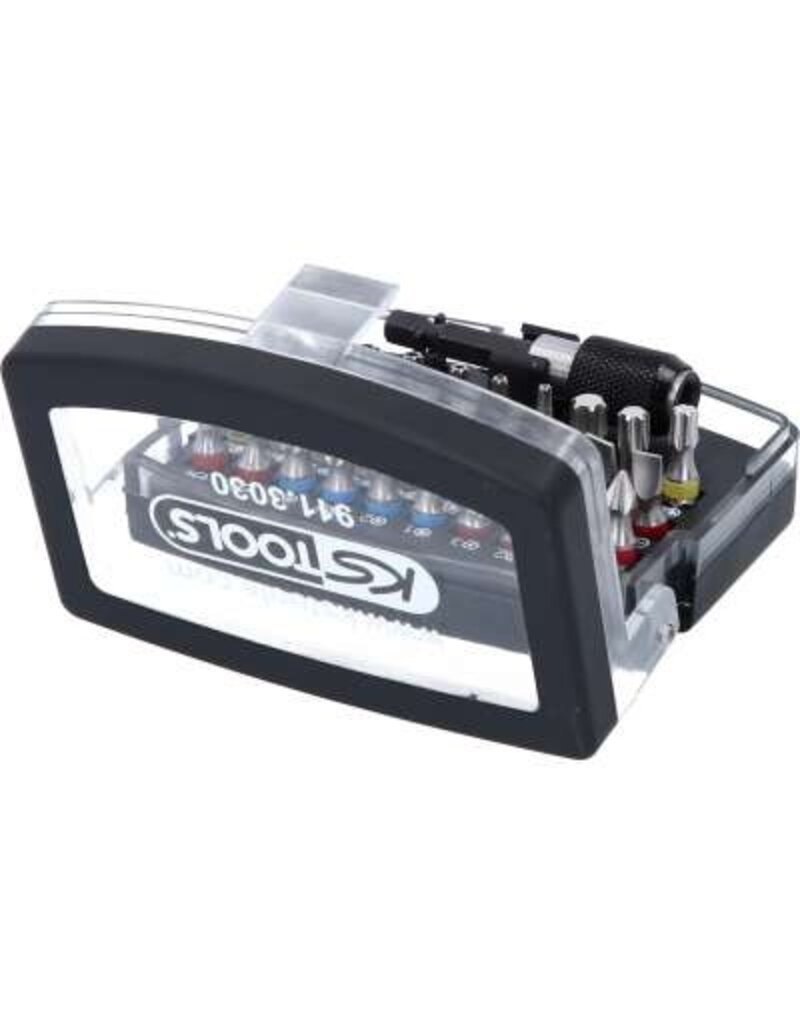 KS TOOLS 1/4" TORSIONpower bit-box, 32-dlg - 911.3030