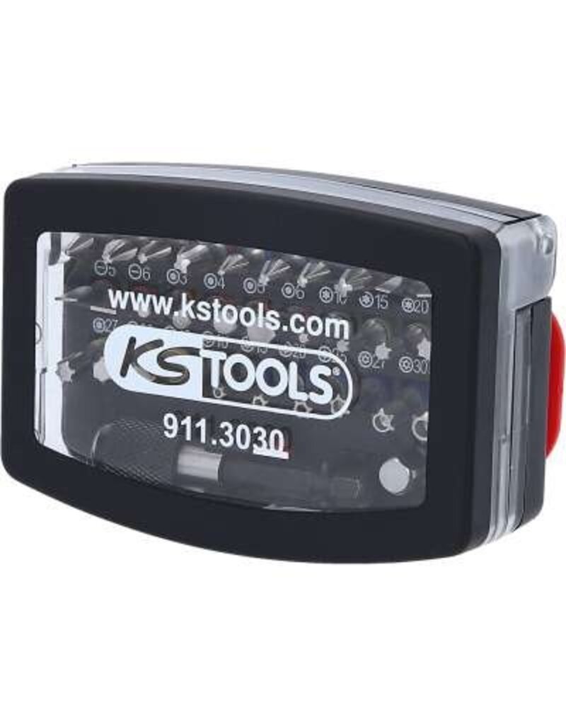 KS TOOLS 1/4" TORSIONpower bit-box, 32-dlg - 911.3030