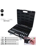 KS TOOLS 1/2" Set RIBE® bit-doppen, 32-dlg, kort, lang en extra lang - 911.4520