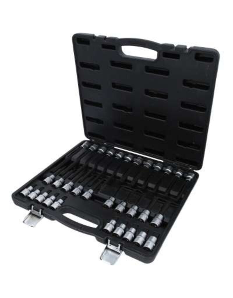 KS TOOLS 1/2" bit-dopset voor Torx®-schroeven, 32-dlg - 911.4550