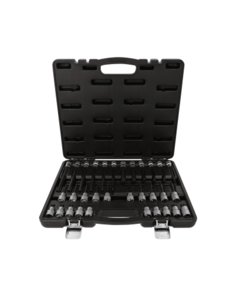 KS TOOLS 1/2" bit-dopset voor Torx®-schroeven, 32-dlg - 911.4550