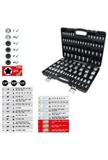KS TOOLS 1/4"+3/8"+1/2" Torx-Dopsleutelset, 101-dlg - 911.7101