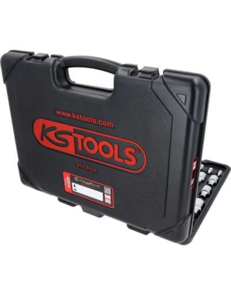 KS TOOLS 1/4"+3/8"+1/2" Torx-Dopsleutelset, 101-dlg - 911.7101